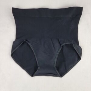 Red Hot by Spanx Womens High Waisted Shaping Briefs Black Small Firm Control